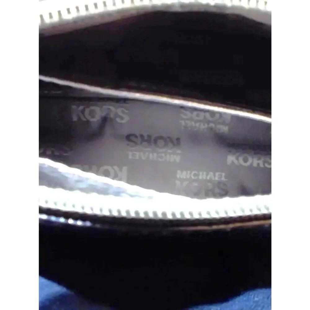 Michael Kors Limited Edition Metallic MK Tassel Hang Tag Cosmetic Bag Pouch